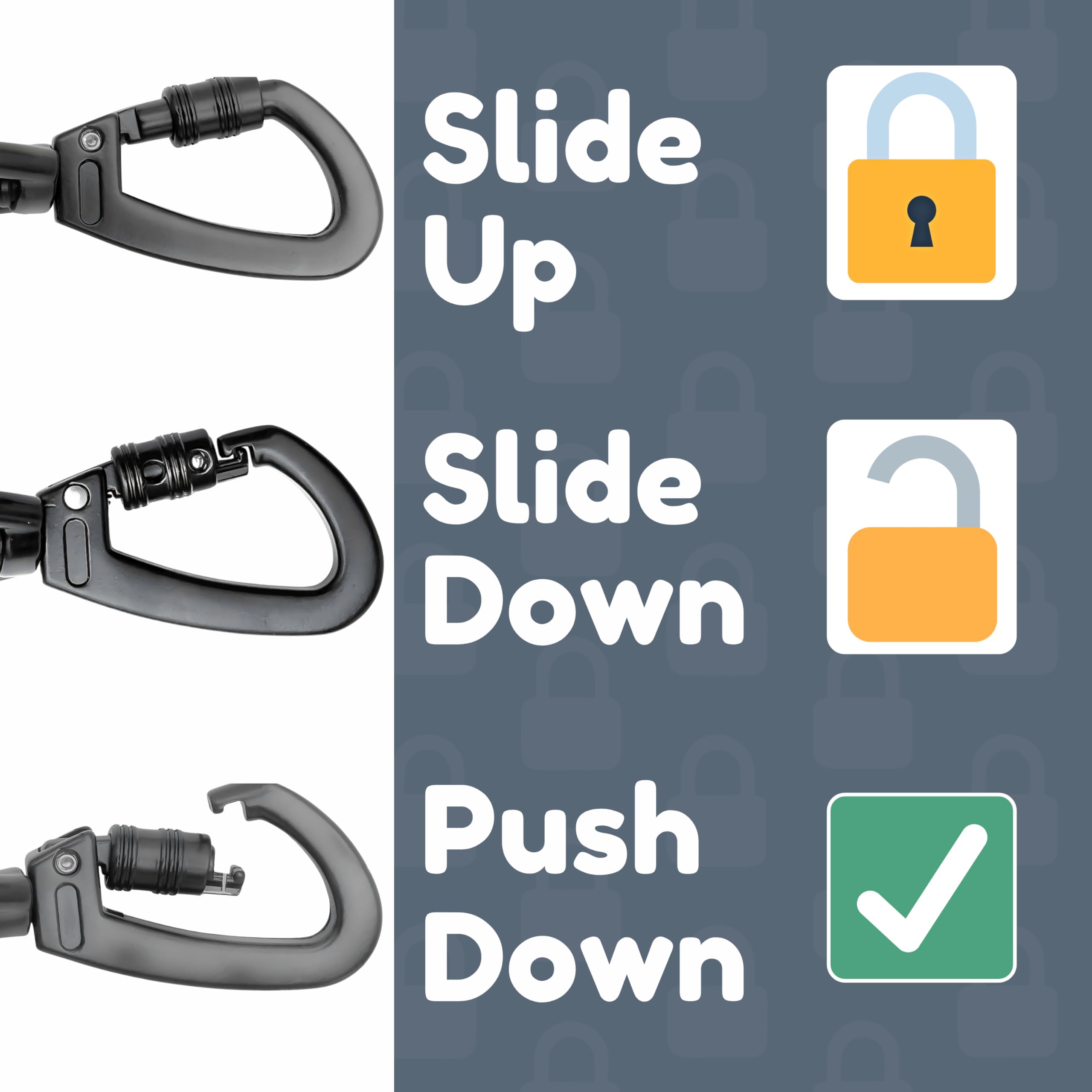 Roam Gear reflective nylon safety threads boost night visibility during walks.