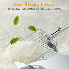 Robotail premium cat litter fast-absorption forms tight clumps for a tidy box.