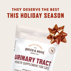 Rocco & Roxie cat urinary chews chicken flavor closeup for tasty daily bladder support