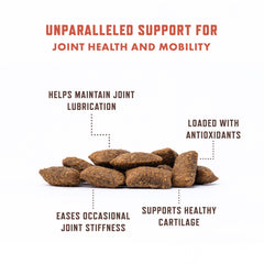 Rocco & Roxie green lip mussel ingredient highlights natural joint support.