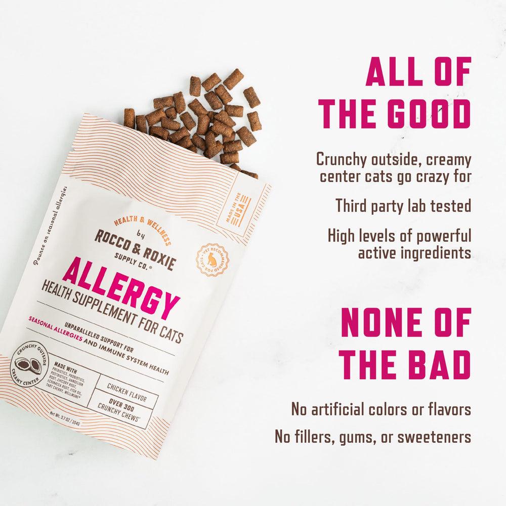 Rocco & Roxie vet recommended label conveys trusted daily supplement