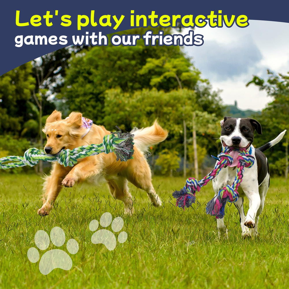 Rocfish heavy-duty rope toy pack designed for tough chewers and long-lasting entertainment.