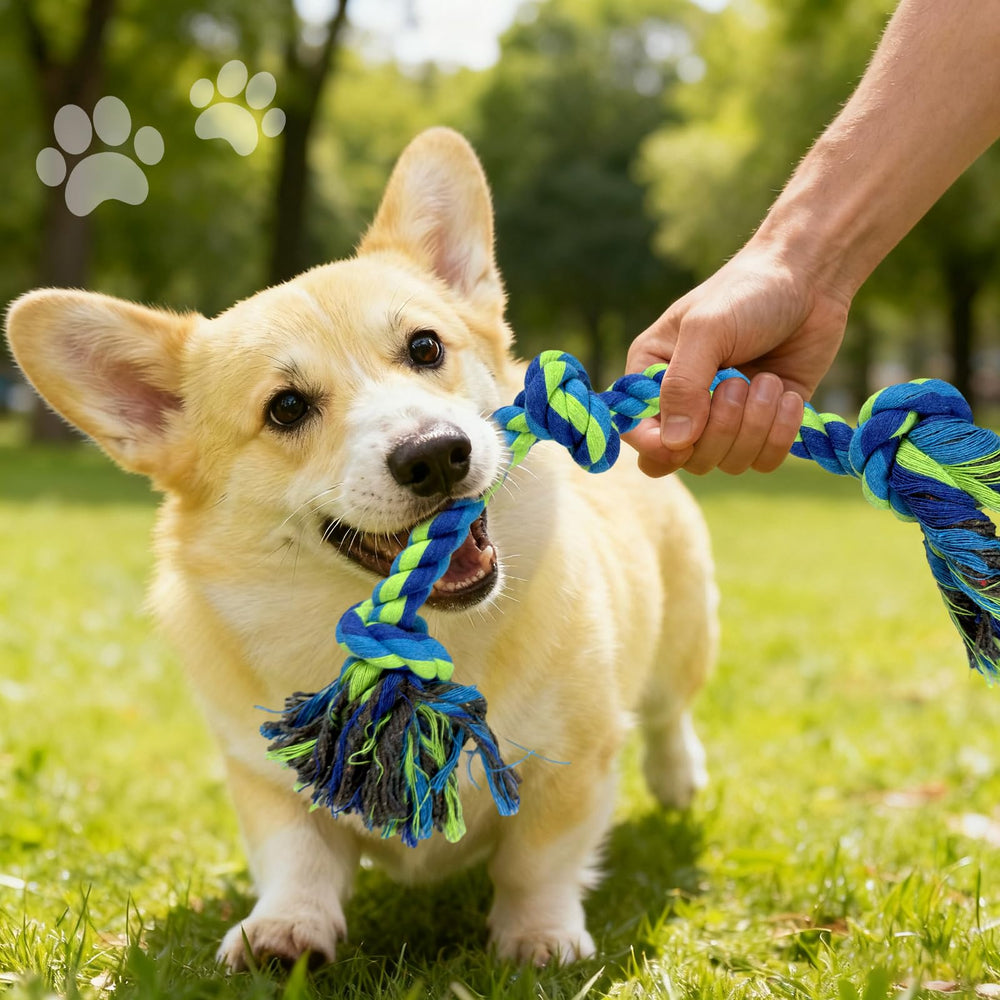Rocfish puppy rope toy care and safety guidance