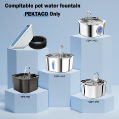 ROCK BEARD multi-stage filtration shows charcoal, resin, and KDF for fresher water taste.