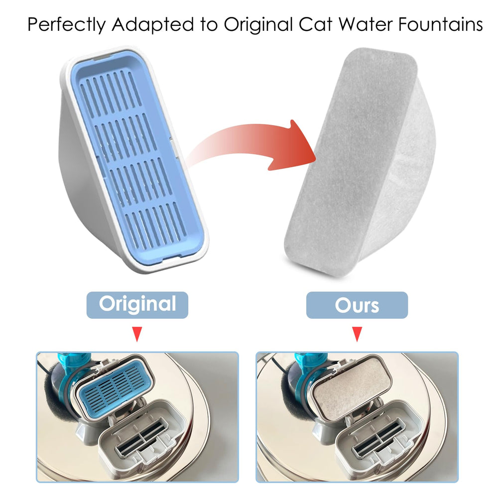 Rock Beard replacement in fountain process demonstrates easy upkeep and steady flow