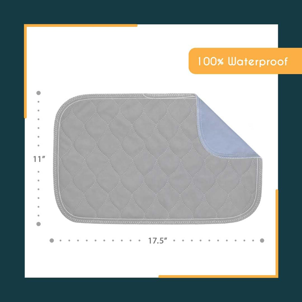 Rocket & Rex Premium Washable Pet Carrier Pads showing four absorbent layers