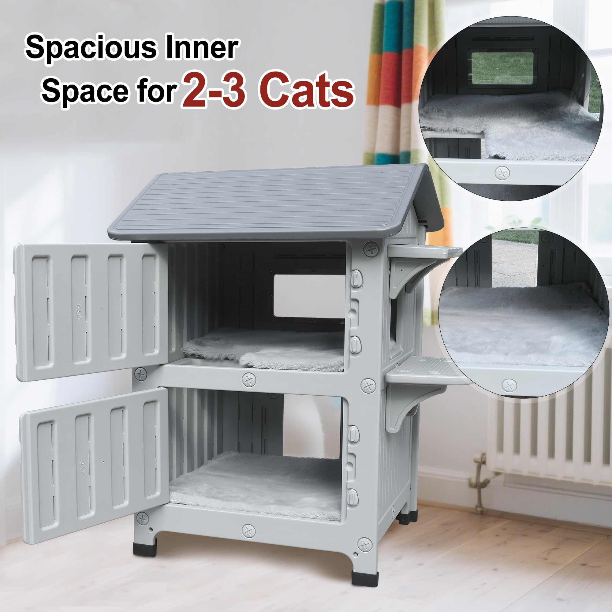 Rockever insulated walls reduce heat transfer for year-round comfort.