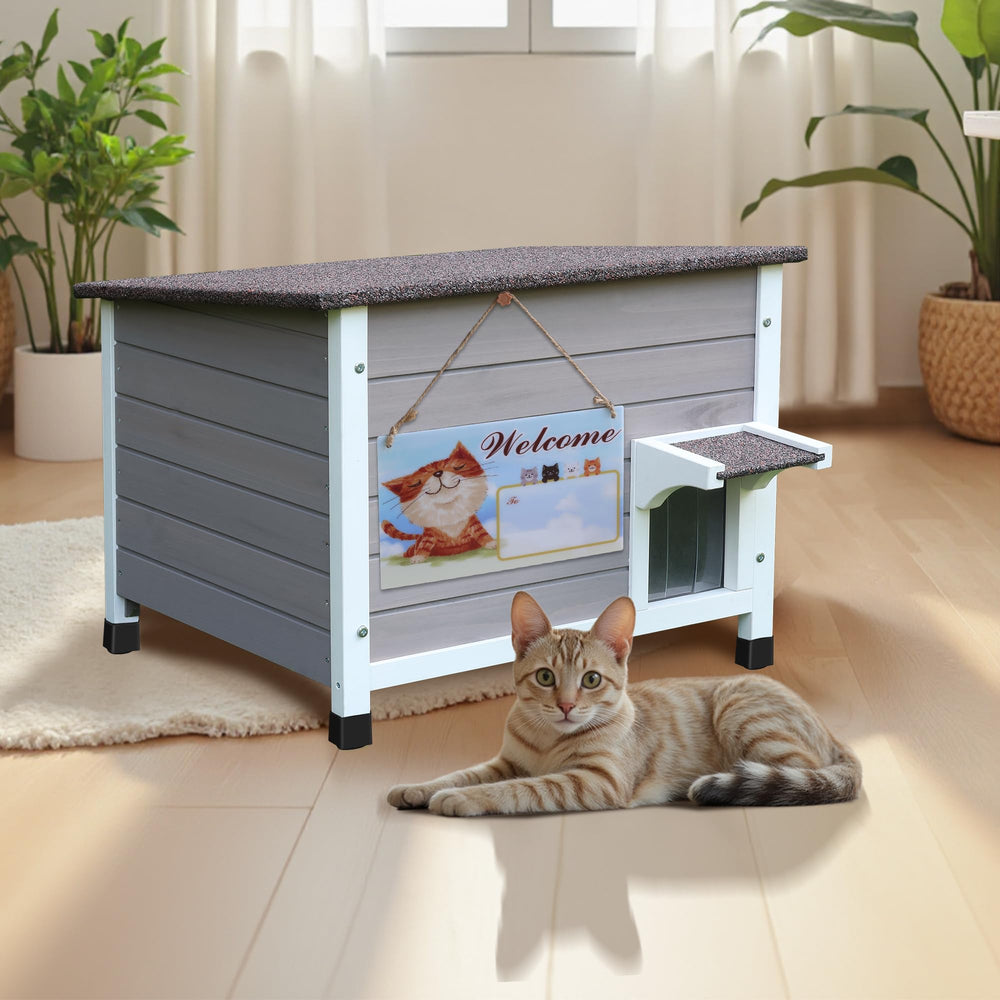 Rockever feral cat housing design offers durable outdoor use.