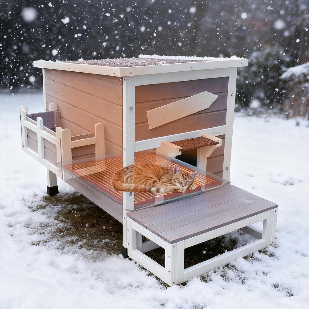 Rockever heated cat house easy assembly with Philips screwdriver included