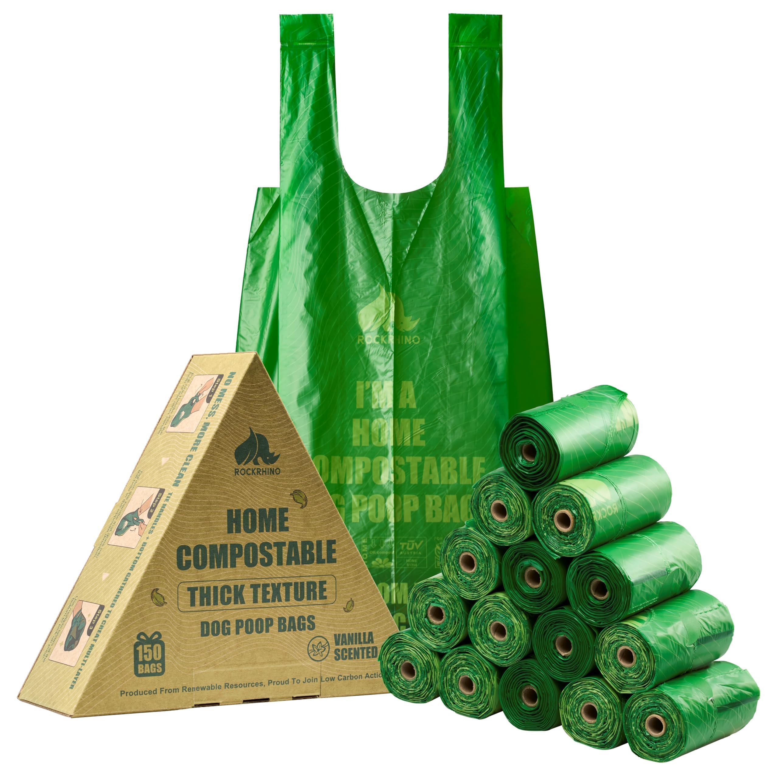 RockRhino pack front view for quick, convenient waste disposal