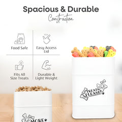 Rockyhaus large container with generous space for bigger treats