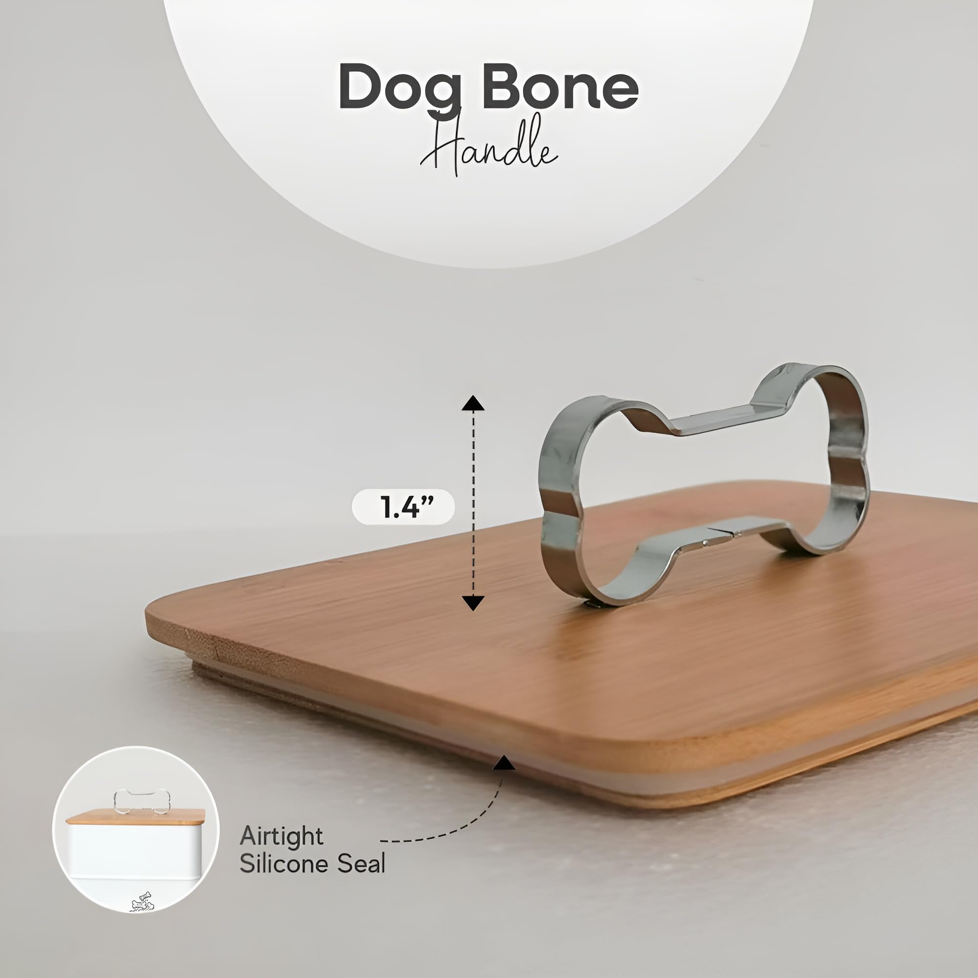 Rockyhaus two-pack on counter demonstrates convenient storage for multiple pets