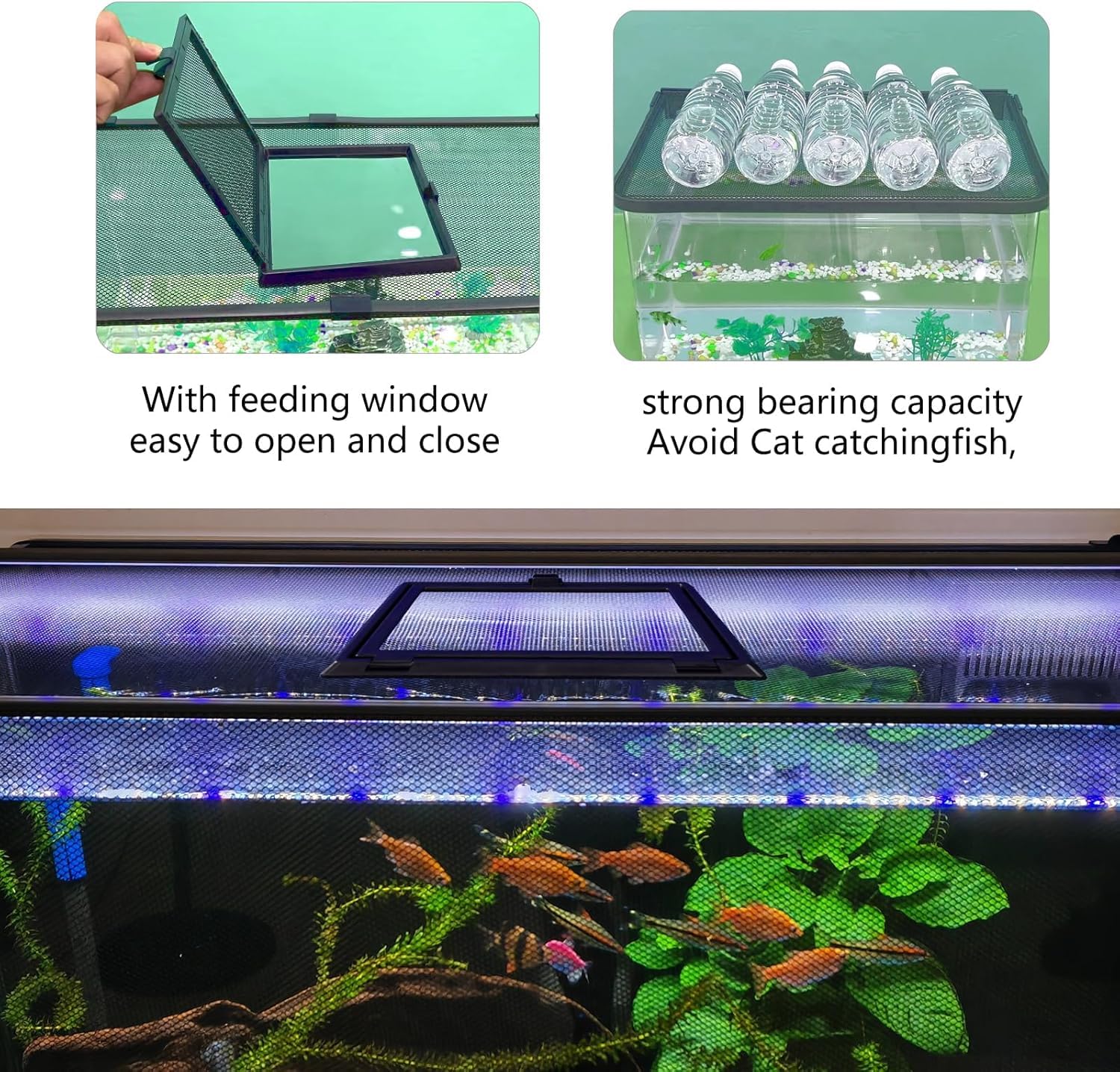 RODENET cover side installation demonstrates compatibility with thicker tanks.