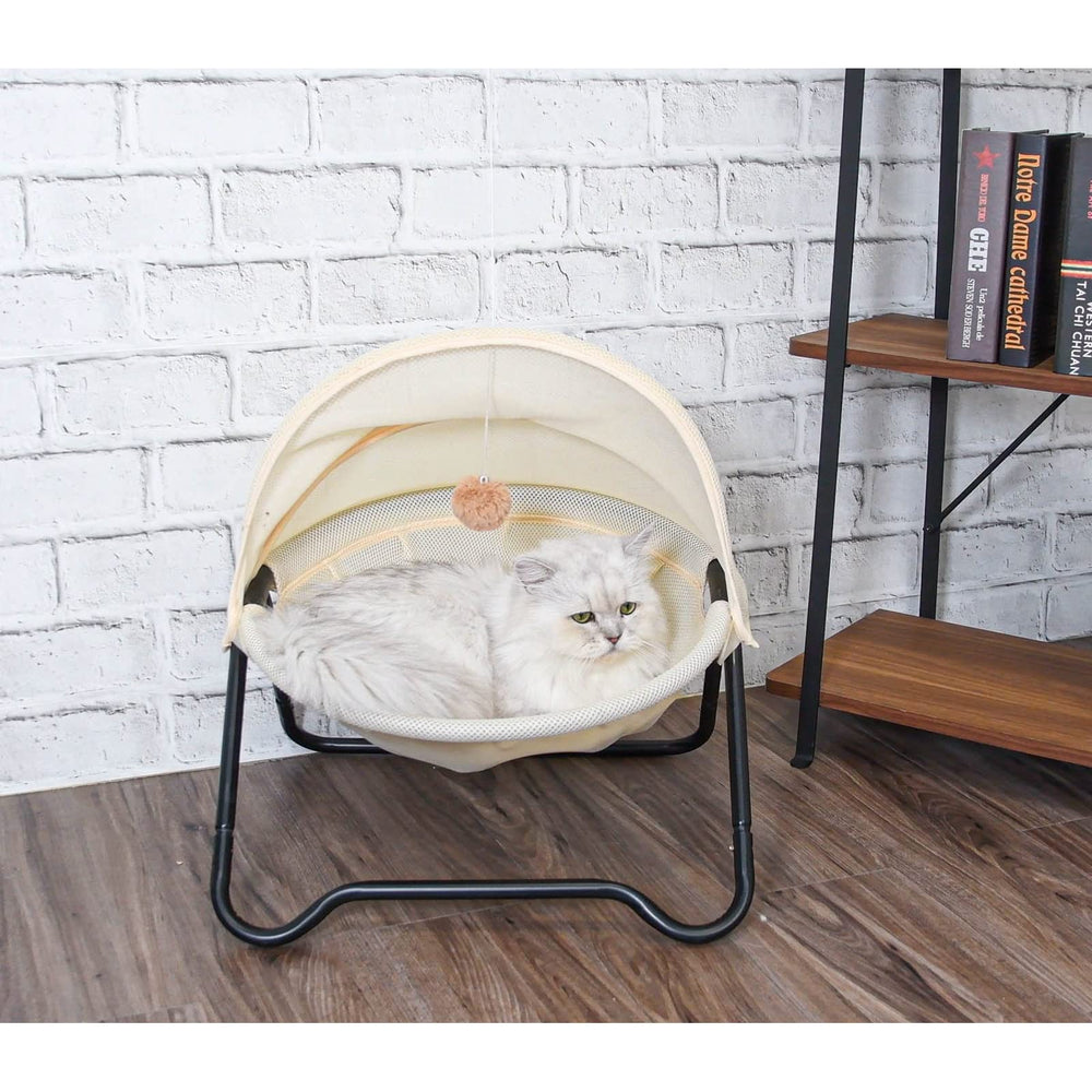 ROGSOUTH indoor-outdoor cat bed suits homes and travel.