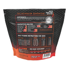Rogue Pet Science Origins digestive powder closeup demonstrates immune-support and skin-coat benefits