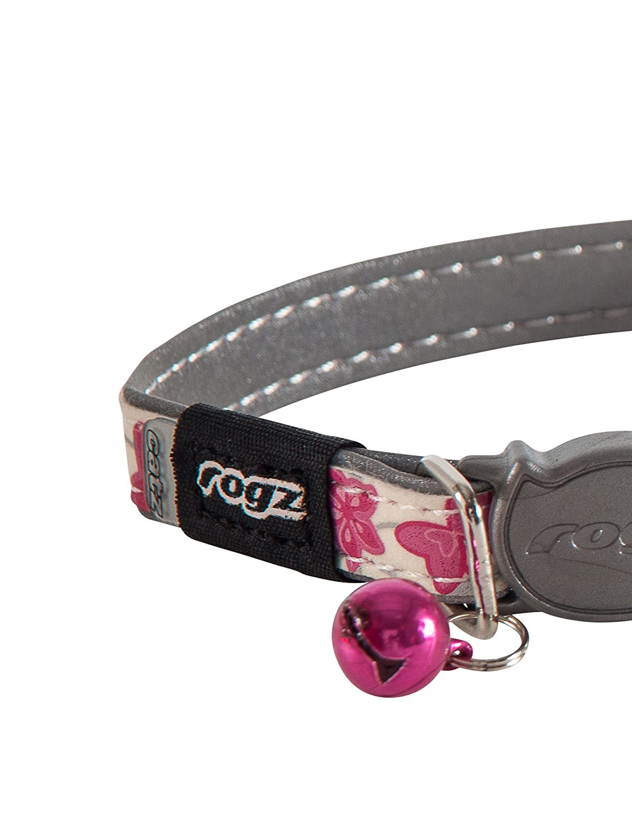 ROGZ CB09-K breakaway-buckle with adjustable load for safe, active cats.
