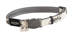 Rogz GlowCat collar reflects and glows for safer nighttime visibility