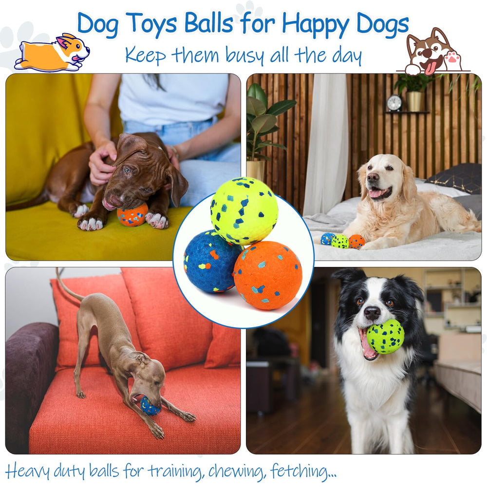 Rohyu high-visibility ball for easy spotting during outdoor fetch.
