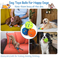 Rohyu high-visibility ball for easy spotting during outdoor fetch.