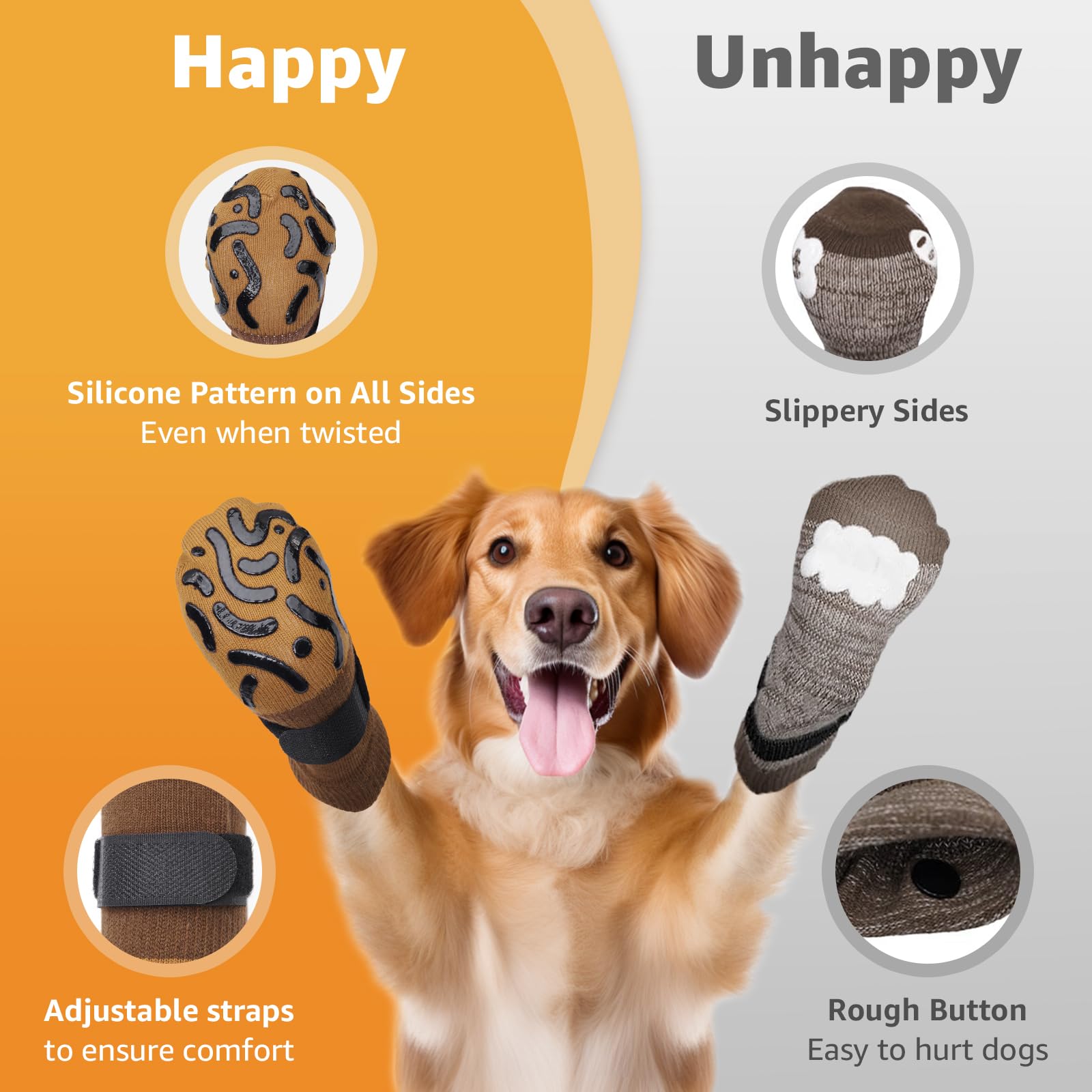 Roilpet stretchy cotton dog socks designed for breathable comfort during outings