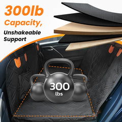 Roilpet waterproof-8-layer-fabric protects seats from mud and hair.