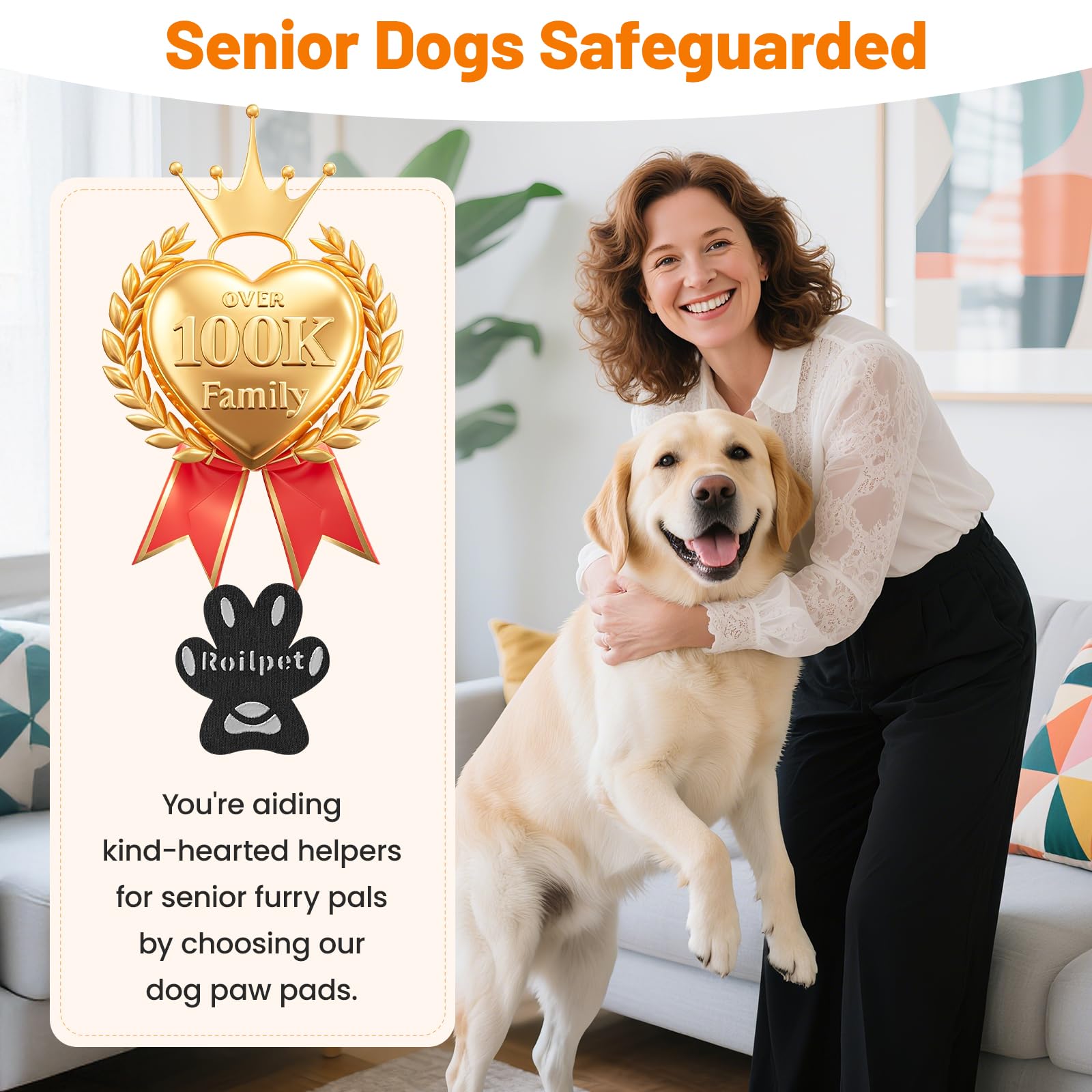 Roilpet XXL paw protector pack designed for larger dogs.