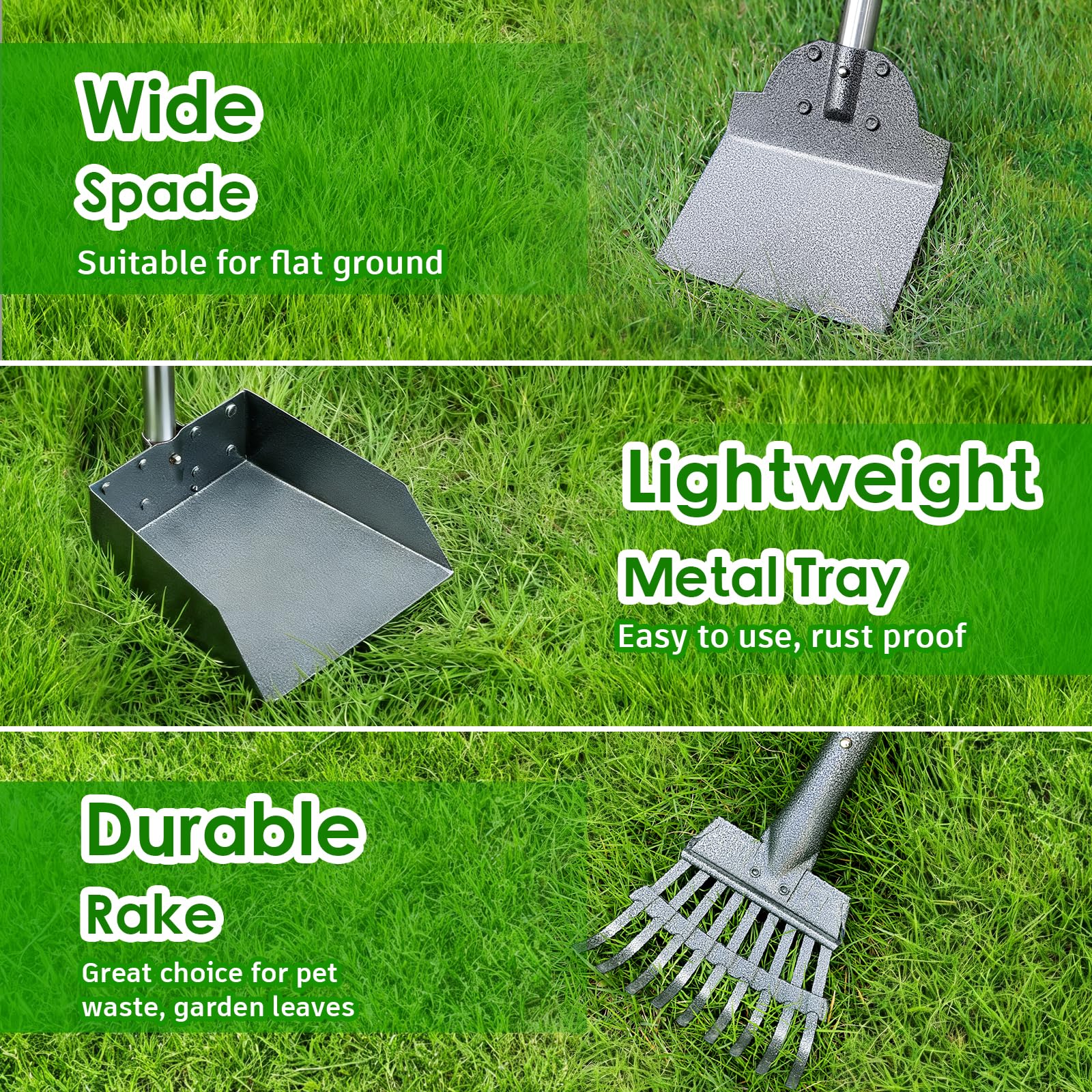 ROIUBPO adjustable-handle reaches up to 38 inches for ergonomic use