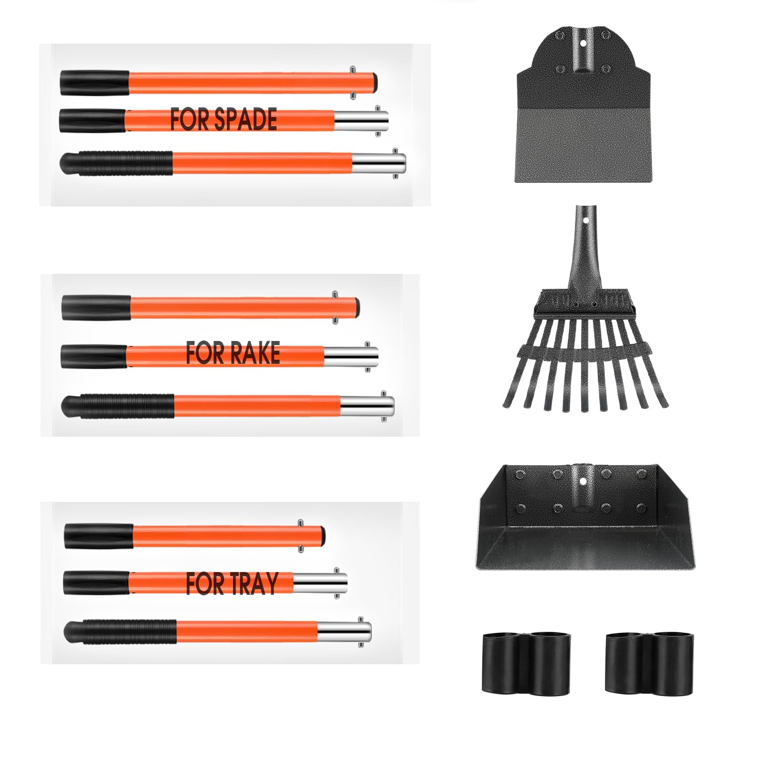 ROIUBPO interlocking clip assembly stays secure while scooping