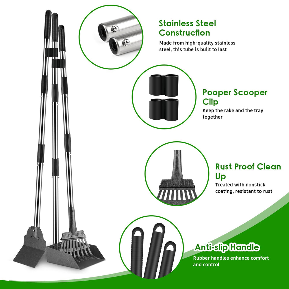 ROIUBPO tray-spade-rake assembly shown, simplifying setup after purchase