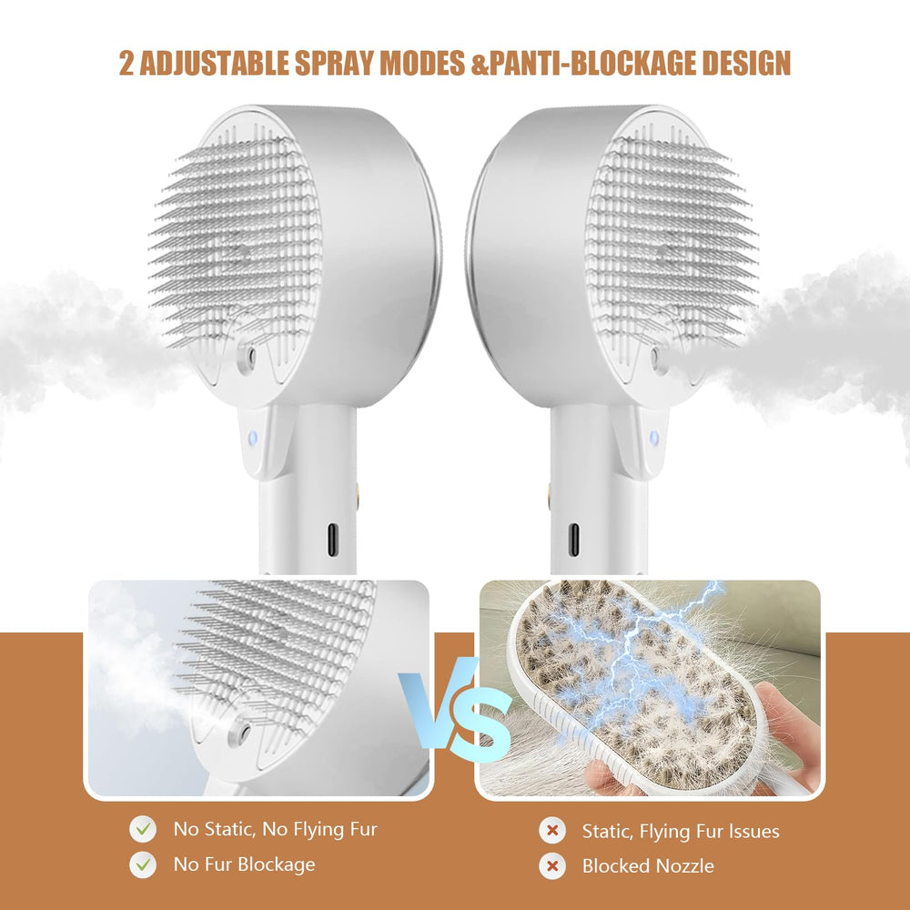 Rolemon Cloud Care Cat Brush auto-pause at 12 minutes for safer grooming sessions.