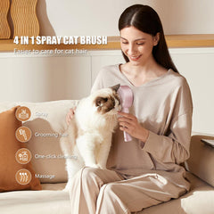 Rolemon Cloud Care steam brush shows water tank for adjustable mist