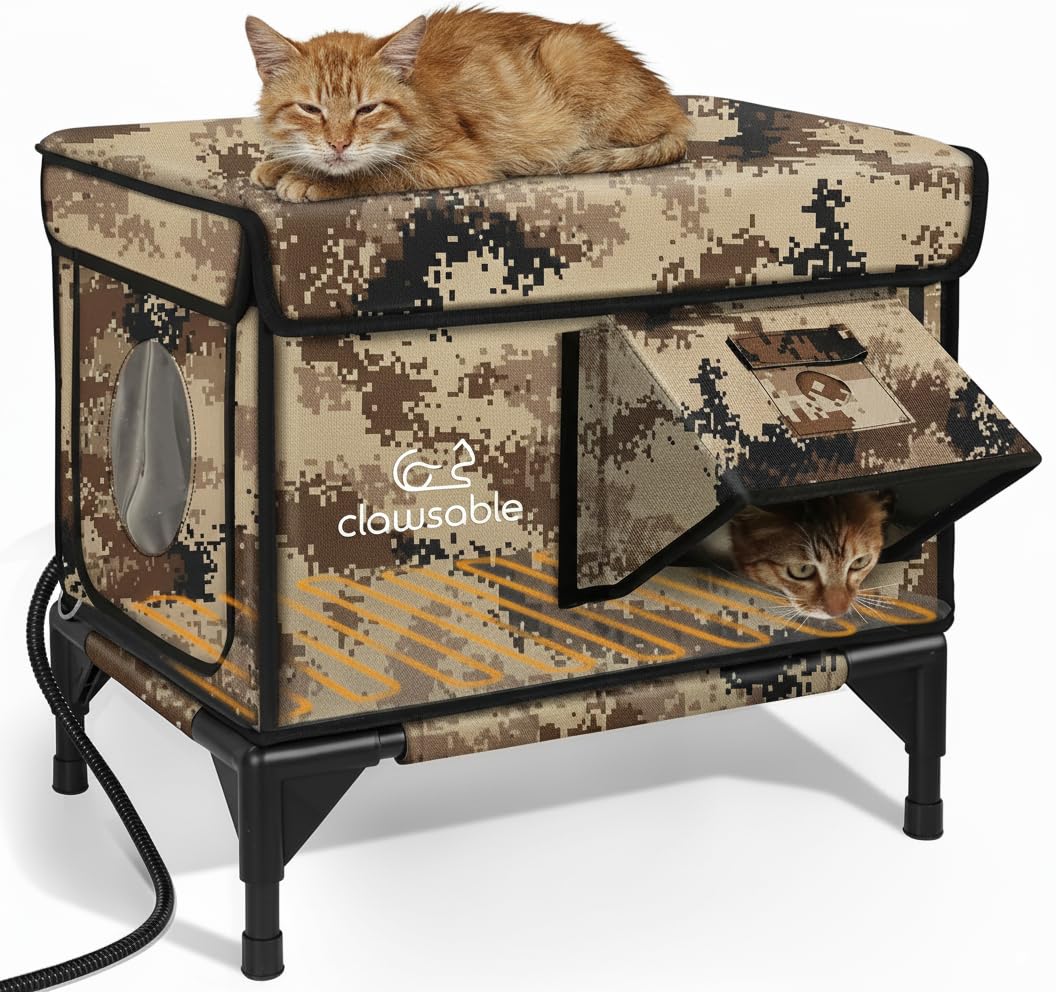 Rolimate indestructible cat house exterior showcases rugged outdoor protection.
