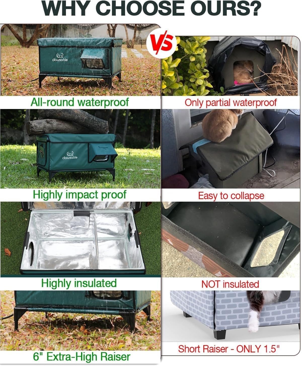 Rolimate easy-clean interior with quick-open Velcro for faster maintenance.