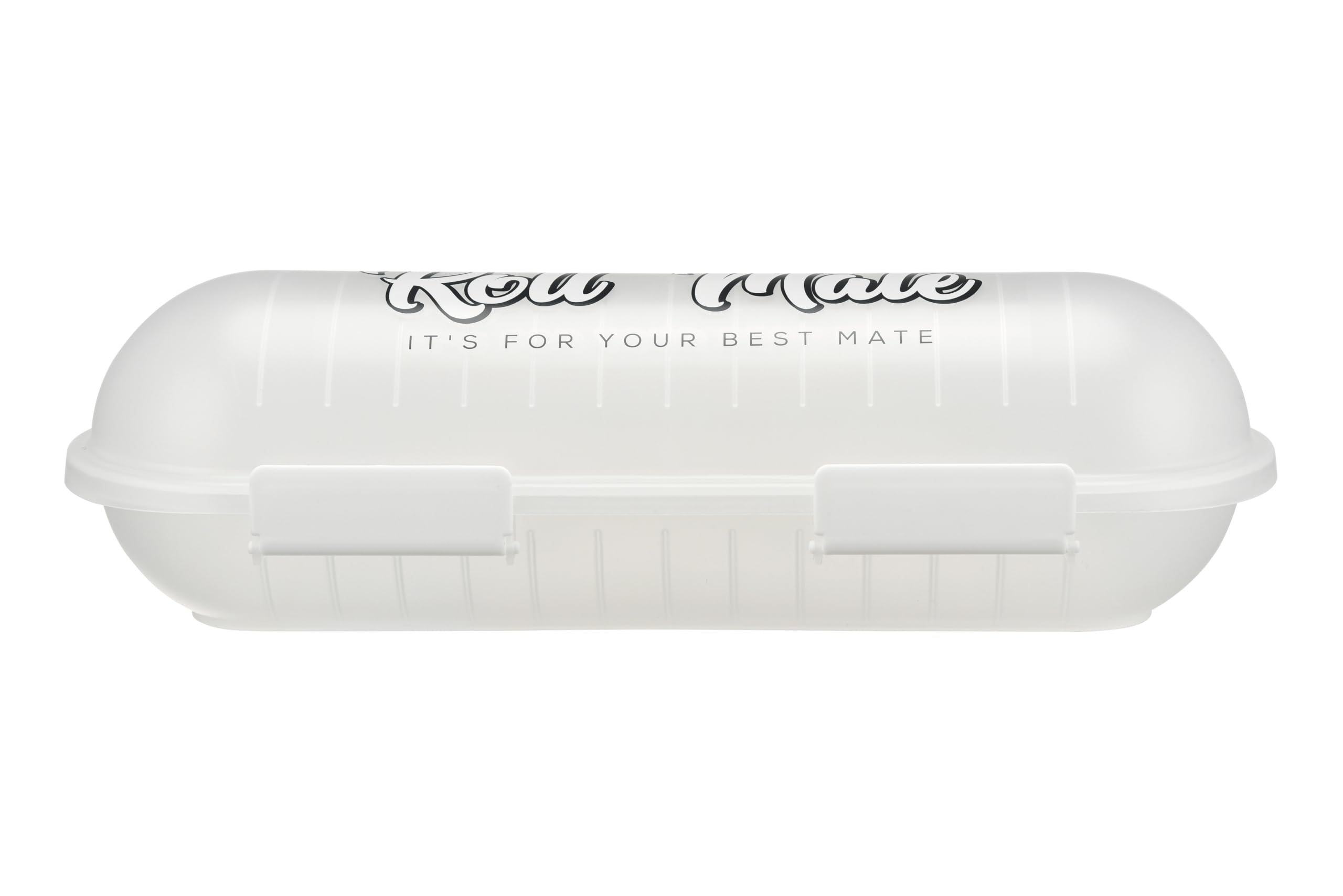 Roll Mate small container shows flat-bottom stability to prevent sliding.
