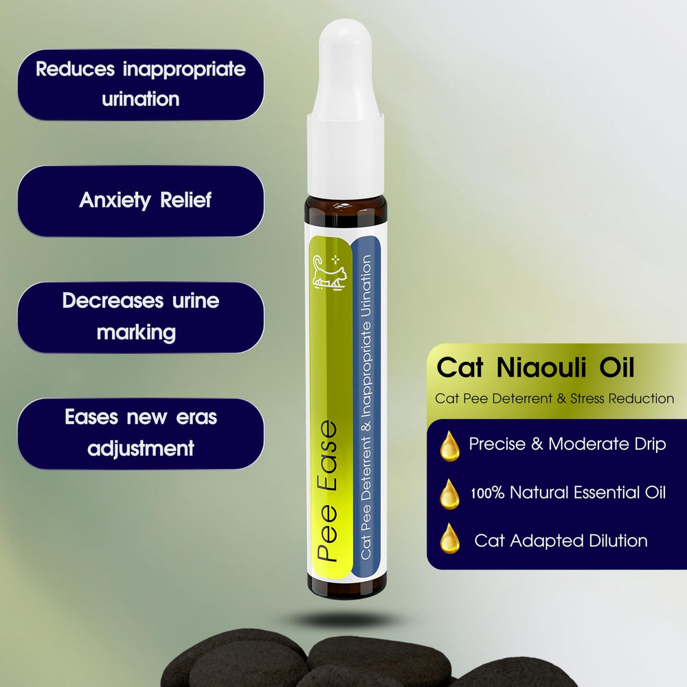 Rollerpawster essential oils niaouli bottle suggests calming aromatherapy