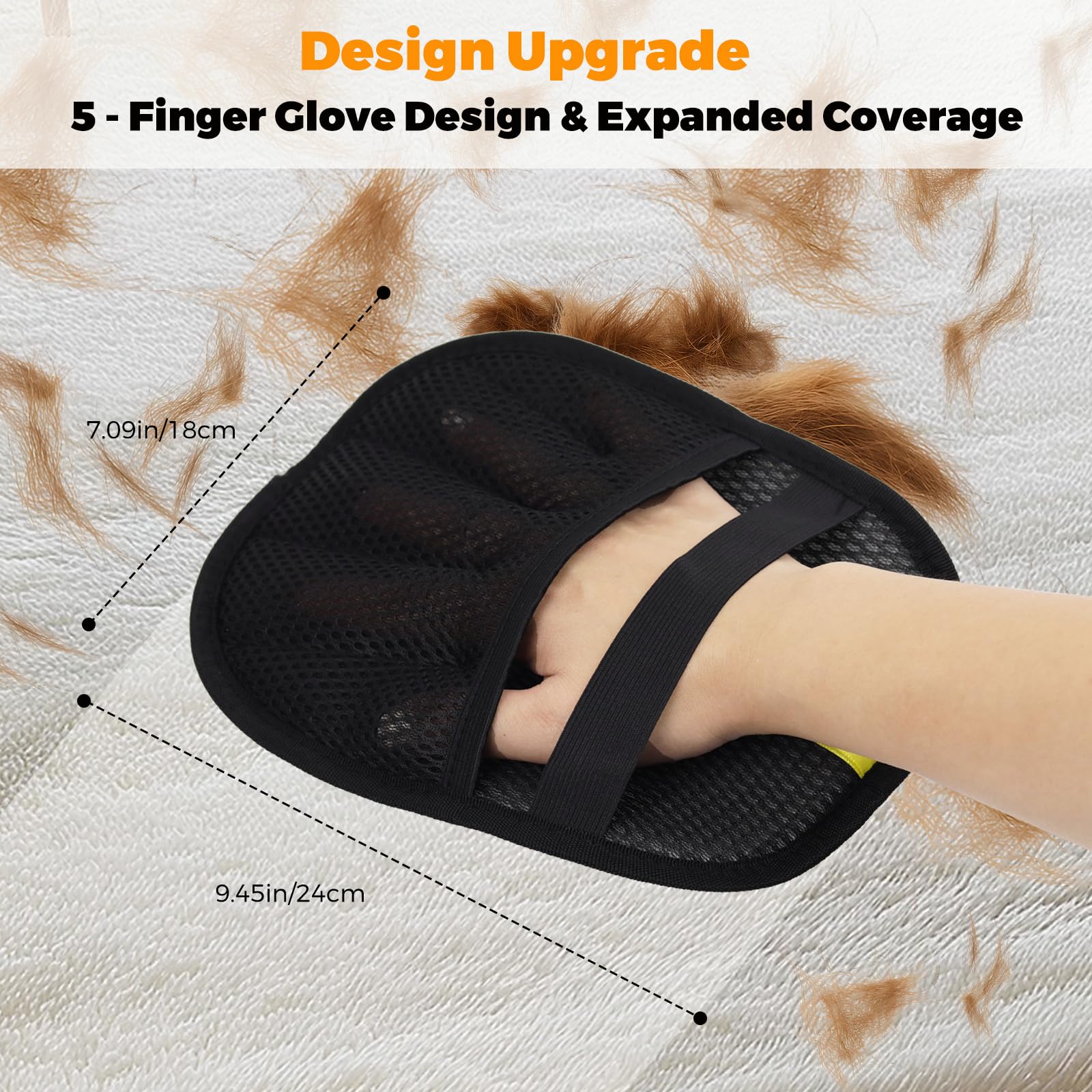 Rolssiz five-finger glove coverage expands surface area for faster work