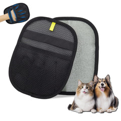 Rolssiz pet hair glove upgraded design grips firmly for quick cleanup on furniture