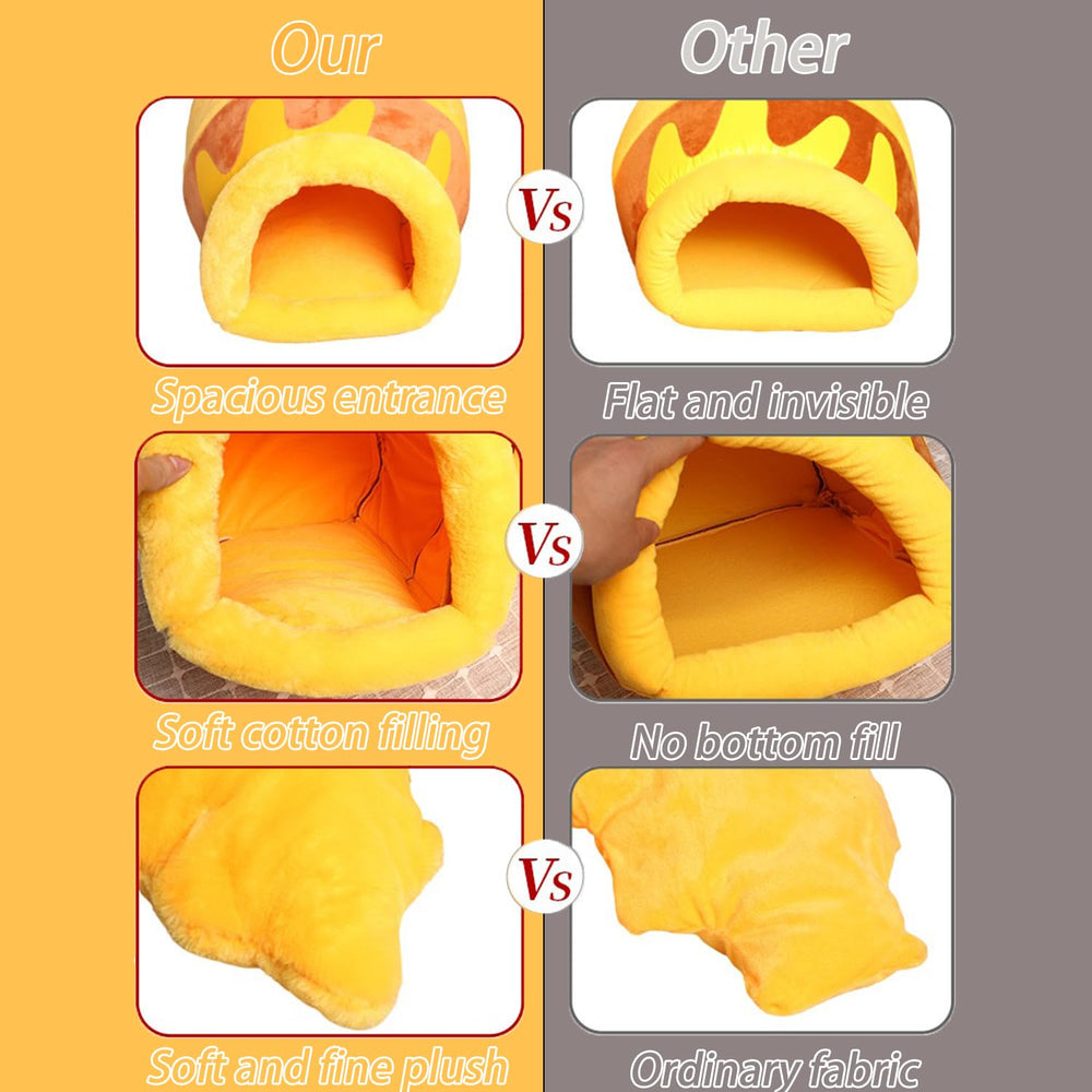 Romaneco Honey Pot Cat Cave Bed lifestyle decor — blends with home aesthetics.