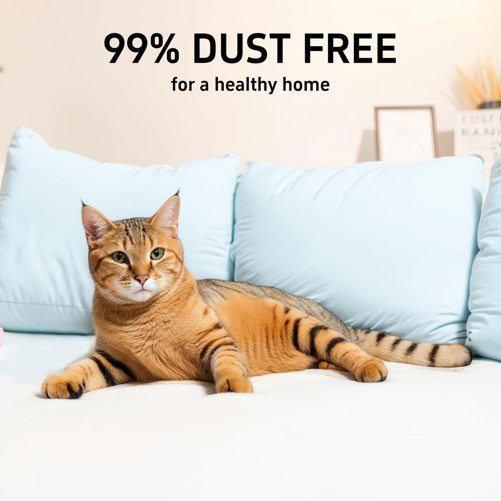 Romod 2Bags litter easy to clean setup and refill shown in-use.