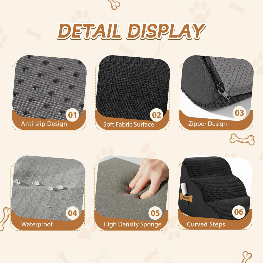 ROMROL dog stairs vacuum-compressed packaging ready to expand