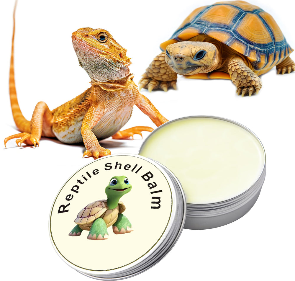 RONDURE Reptile Shell Balm on tortoise shell for dry skin relief