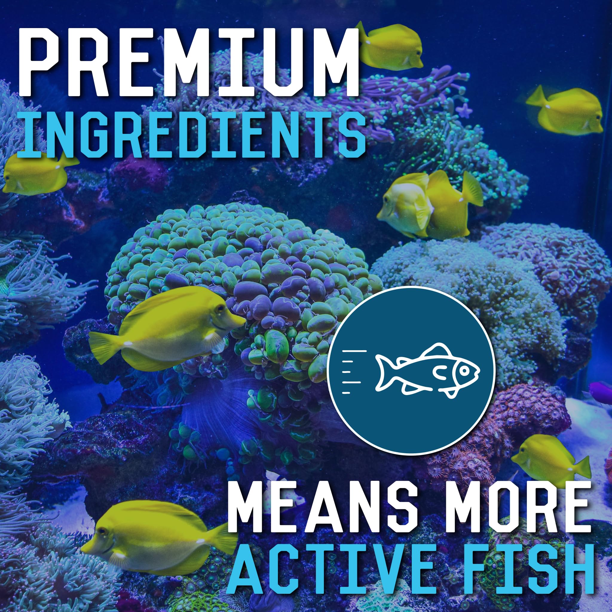 RON'S CICHLIDS USA-made food suitable for koi and goldfish