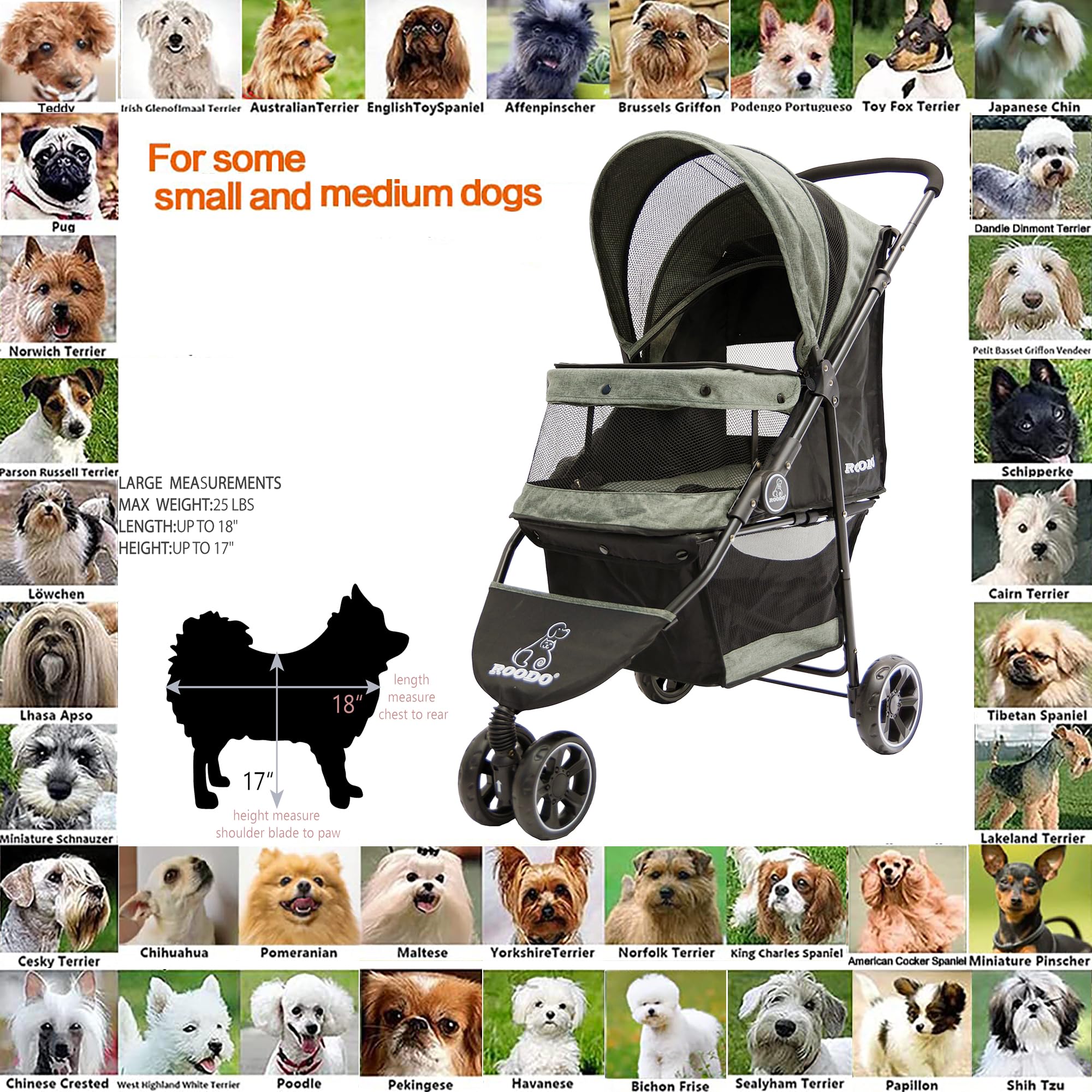 ROODO compact-folding feature enables quick setup for daily use.