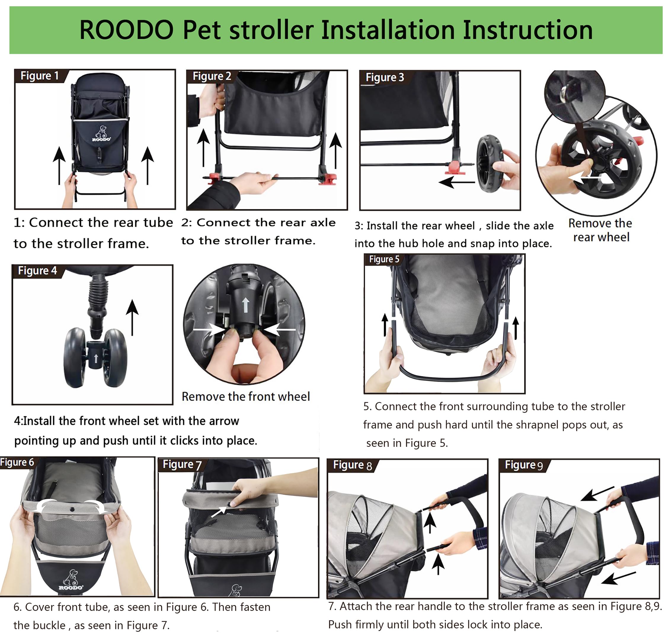 ROODO Escort lightweight 4.8 kg frame enables easy lifting