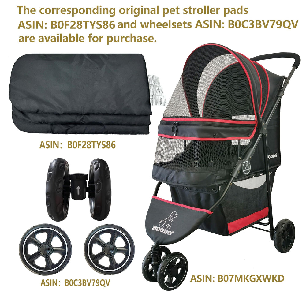 ROODO Escort compact travel-ready stroller demonstrates easy folding and portability.