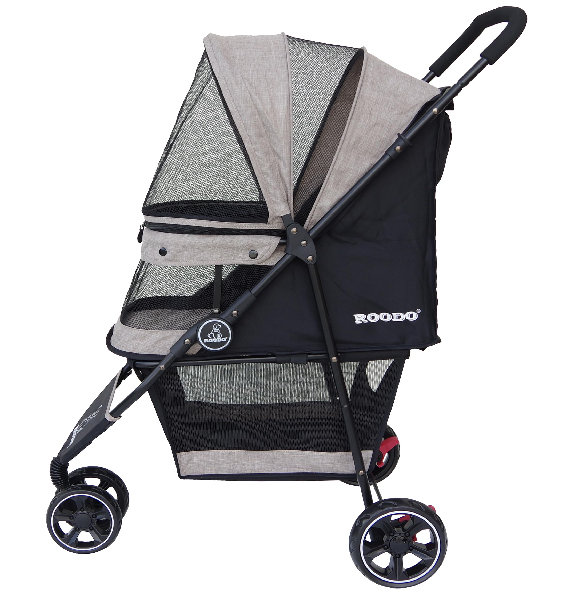 ROODO travel-ready state demonstrates compact form for car trips.
