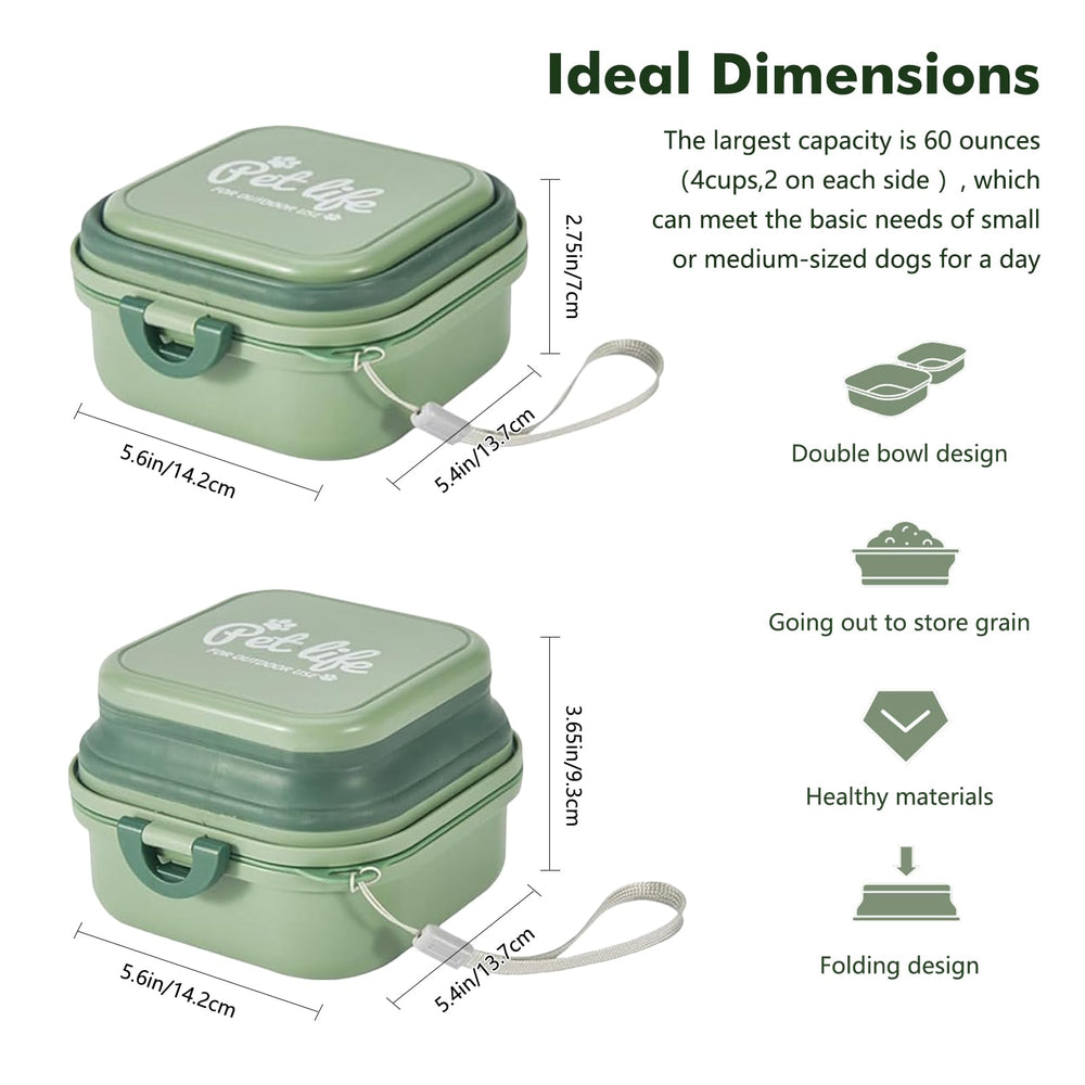 ROPFEE collapsible bowl BPA-free material for safe use