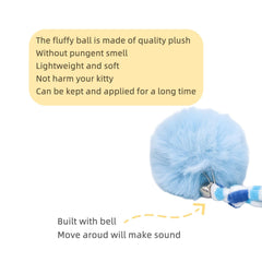 RORIPOPPU 3Pcs cat spring toys ball hanging green supports engagement and bonding