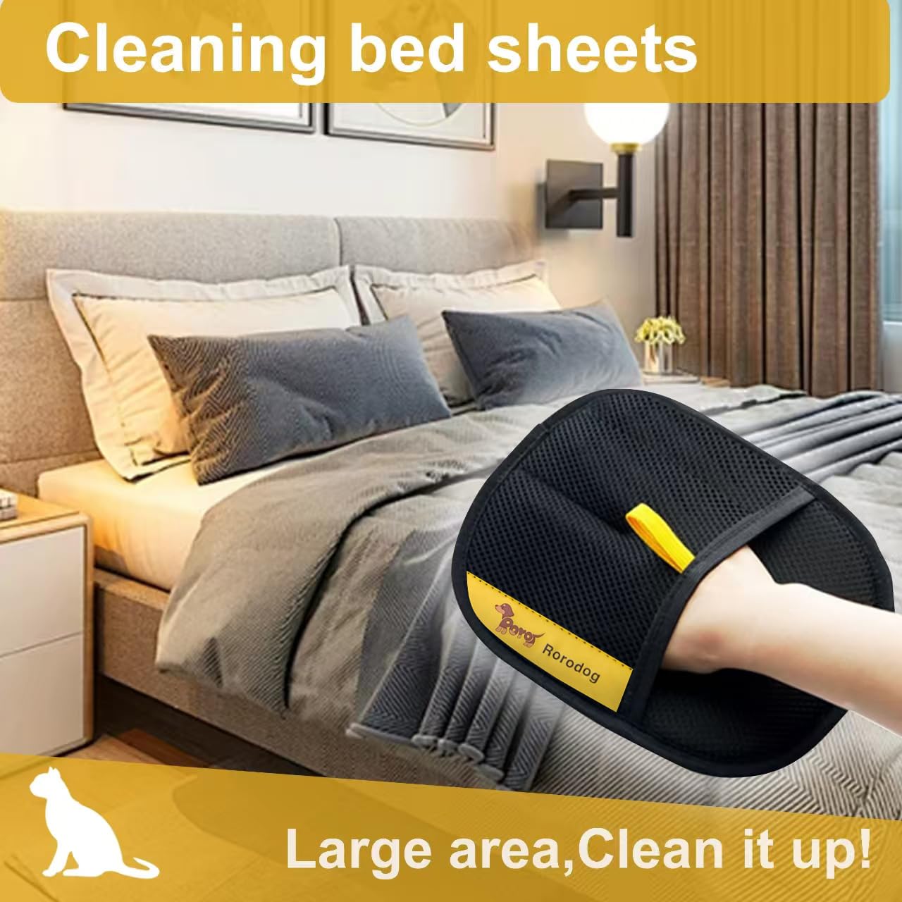 Rorodog reusable design wipes clean easily after cleaning.