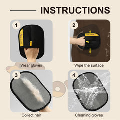Rorodog hair removal tool demo showing electrostatic lifting action.